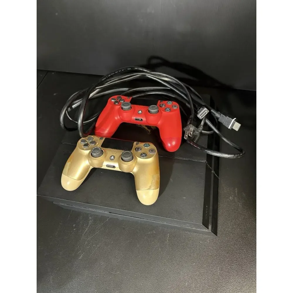 PlayStation 4 Console With 2 Controllers Power Cord HDMI Cord